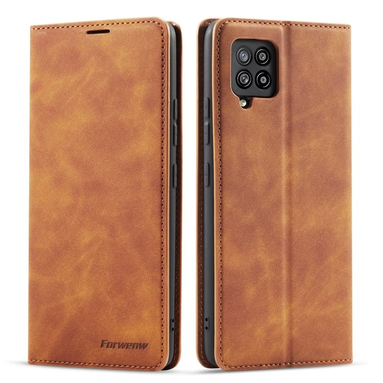 Forwenw Dream Series Oil Edge Strong Magnetism Horizontal Flip Leather Case with Holder & Card Slots & Wallet & Photo Frame, For Samsung Galaxy A42 5G Forwenw Dream Series Oil Edge Strong Magnetism Horizontal Flip Leather Case with Holder & Card Slots & Wallet & Photo Frame, For Samsung Galaxy A42 5G