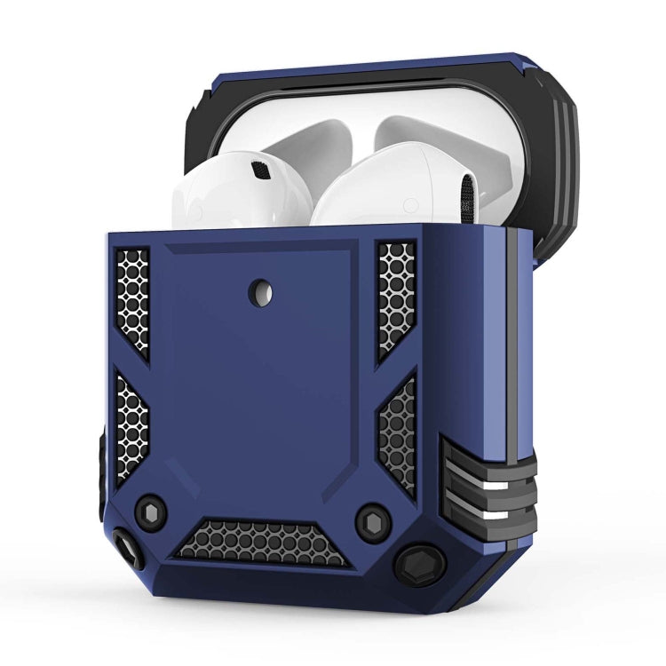 Iron Man Stoßfeste Kopfhörer-Schutzhülle mit vier Ecken für AirPods 1/2, für AirPods 1/2 Iron Man Stoßfeste Kopfhörer-Schutzhülle mit vier Ecken für AirPods 1/2, für AirPods 1/2