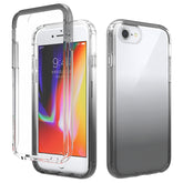 Shockproof High Transparency Two-color Gradual Change PC+TPU Candy Colors Protective Case, For iPhone 6 / 6s, For iPhone X / XS, For iPhone XR, For iPhone XS Max, For iPhone 8 Plus / 7 Plus