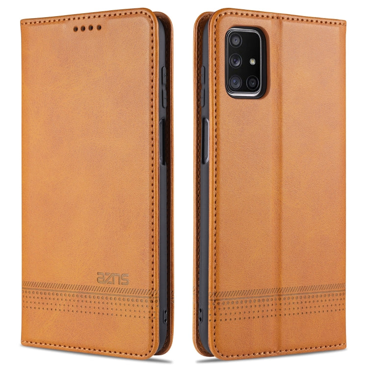 AZNS Magnetic Calf Texture Horizontal Flip Leather Case with Card Slots & Holder & Wallet, For Samsung Galaxy M51 (Side Fingerprint) AZNS Magnetic Calf Texture Horizontal Flip Leather Case with Card Slots & Holder & Wallet, For Samsung Galaxy M51 (Side Fingerprint)