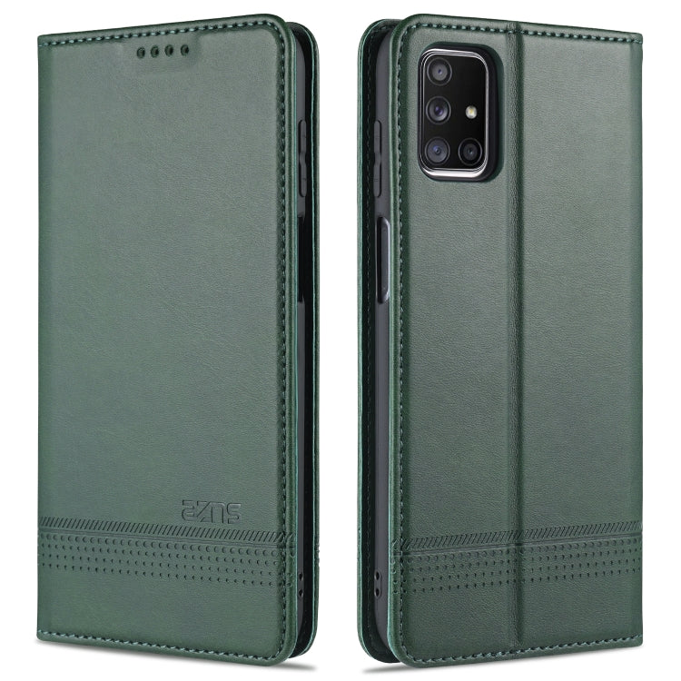 AZNS Magnetic Calf Texture Horizontal Flip Leather Case with Card Slots & Holder & Wallet, For Samsung Galaxy M51 (Side Fingerprint) AZNS Magnetic Calf Texture Horizontal Flip Leather Case with Card Slots & Holder & Wallet, For Samsung Galaxy M51 (Side Fingerprint)
