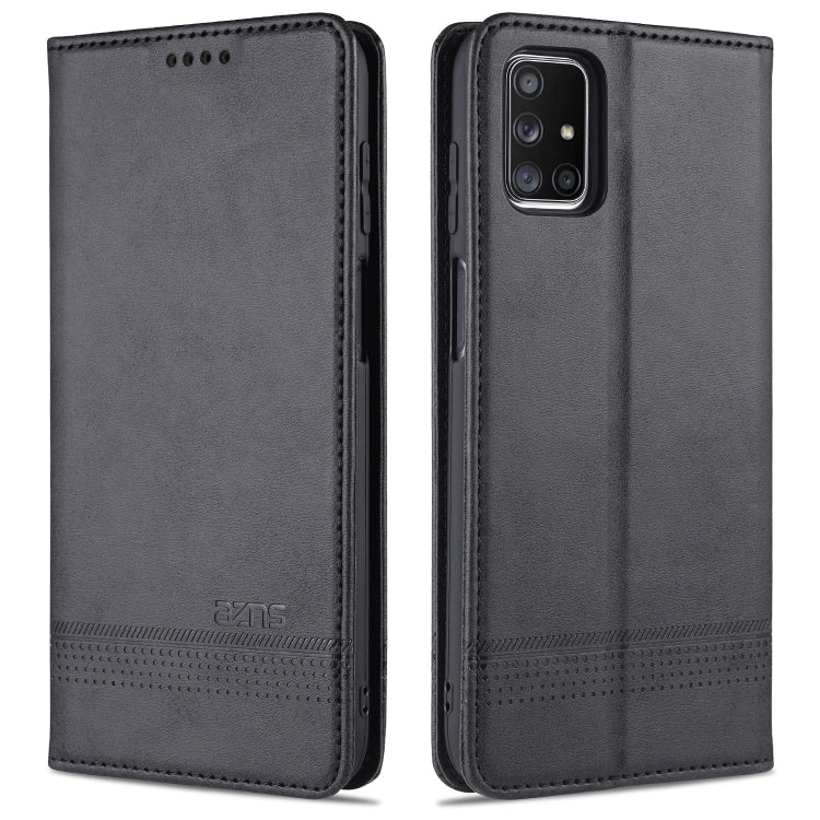 AZNS Magnetic Calf Texture Horizontal Flip Leather Case with Card Slots & Holder & Wallet, For Samsung Galaxy M51 (Side Fingerprint) AZNS Magnetic Calf Texture Horizontal Flip Leather Case with Card Slots & Holder & Wallet, For Samsung Galaxy M51 (Side Fingerprint)