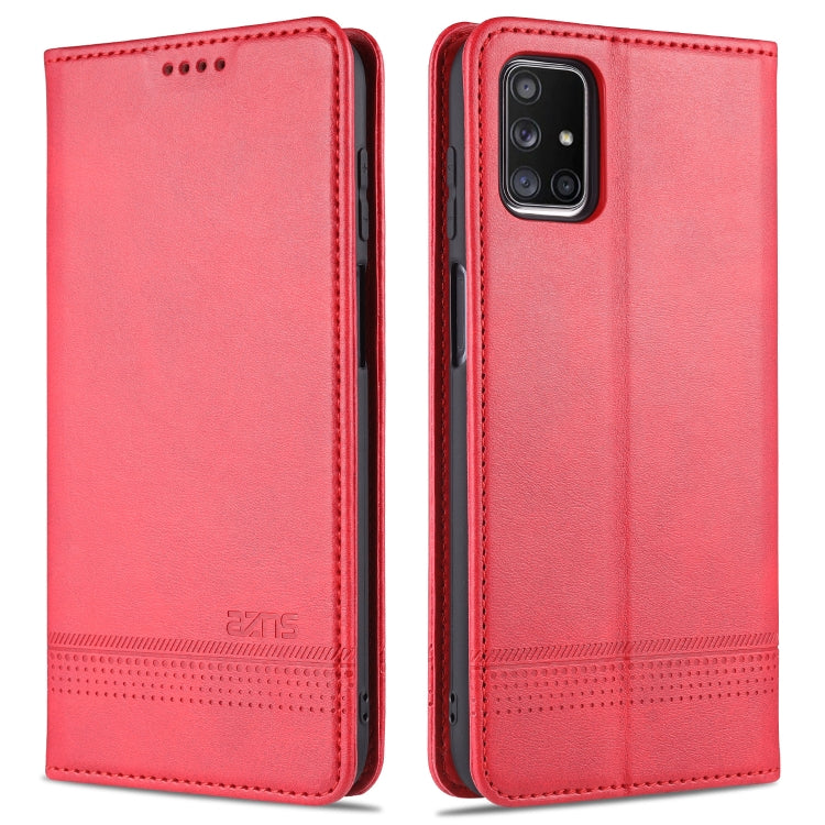 AZNS Magnetic Calf Texture Horizontal Flip Leather Case with Card Slots & Holder & Wallet, For Samsung Galaxy M51 (Side Fingerprint) AZNS Magnetic Calf Texture Horizontal Flip Leather Case with Card Slots & Holder & Wallet, For Samsung Galaxy M51 (Side Fingerprint)