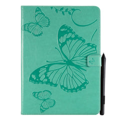 Pressed Printing Butterfly Pattern Horizontal Flip Leather Case with Holder & Card Slots & Wallet & Sleep / Wake-up Function, For iPad Air 2022 / 2020 10.9 /iPad Pro 11 2020 / 2018, For Lenovo Tab M10 Plus TB-X606F, For Samsung Galaxy S6 Lite P610