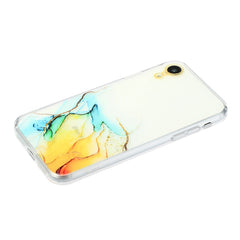 Hollow Marble Pattern TPU Straight Edge Fine Hole Protective Case, For iPhone XR, For iPhone XS Max