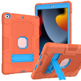 Funda protectora de silicona y PC a prueba de golpes con diseño de robot en color de contraste y soporte para iPad 10.2 2021/2020/2019 y Samsung Galaxy Tab A7 10.4 (2020) T500/T505
