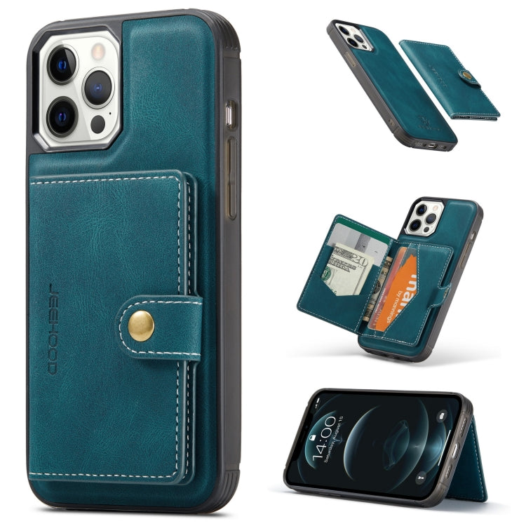JEEHOOD Retro Magnetic Detachable Leather Case with Wallet & Card Slot & Holder, For iPhone 12 mini, For iPhone 12 / 12 Pro, For iPhone 12 Pro Max JEEHOOD Retro Magnetic Detachable Leather Case with Wallet & Card Slot & Holder, For iPhone 12 mini, For iPhone 12 / 12 Pro, For iPhone 12 Pro Max