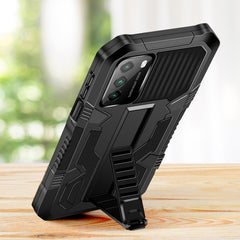 Vanguard Warrior - Funda protectora de TPU + PC a prueba de golpes de dos colores con todo incluido y soporte para LG K31, LG K41S, LG K61, LG Stylo 6 y OPPO A5s
