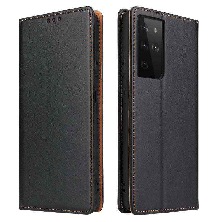 Fierre Shann PU Genuine Leather Texture Horizontal Flip Leather Case with Holder & Card Slots & Wallet, For Samsung Galaxy S21 5G, For Samsung Galaxy S21+ 5G, For Samsung Galaxy S21 Ultra 5G Fierre Shann PU Genuine Leather Texture Horizontal Flip Leather Case with Holder & Card Slots & Wallet, For Samsung Galaxy S21 5G, For Samsung Galaxy S21+ 5G, For Samsung Galaxy S21 Ultra 5G