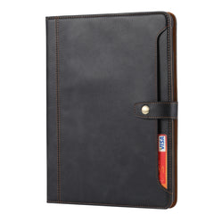 Calf Texture Double Fold Clasp Horizontal Flip Leather Case with Photo Frame & Holder & Card Slots & Wallet