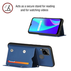 Skin Feel PU + TPU + PC Back Cover Shockproof Case with Card Slots & Holder & Photo Frame, For OPPO Realme C15, For Samsung Galaxy M60s & A81, For Huawei P40 Lite & Nova 6 SE, For Samsung Galaxy S20 FE