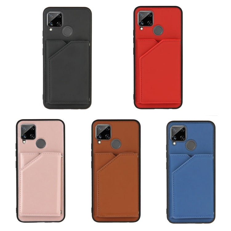 Skin Feel PU + TPU + PC Back Cover Shockproof Case with Card Slots & Holder & Photo Frame, For OPPO Realme C15, For Samsung Galaxy M60s & A81, For Huawei P40 Lite & Nova 6 SE, For Samsung Galaxy S20 FE Skin Feel PU + TPU + PC Back Cover Shockproof Case with Card Slots & Holder & Photo Frame, For OPPO Realme C15, For Samsung Galaxy M60s & A81, For Huawei P40 Lite & Nova 6 SE, For Samsung Galaxy S20 FE