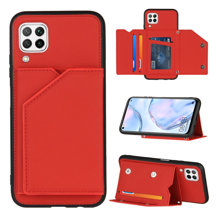 Skin Feel PU + TPU + PC Back Cover Shockproof Case with Card Slots & Holder & Photo Frame, For OPPO Realme C15, For Samsung Galaxy M60s & A81, For Huawei P40 Lite & Nova 6 SE, For Samsung Galaxy S20 FE Skin Feel PU + TPU + PC Back Cover Shockproof Case with Card Slots & Holder & Photo Frame, For OPPO Realme C15, For Samsung Galaxy M60s & A81, For Huawei P40 Lite & Nova 6 SE, For Samsung Galaxy S20 FE