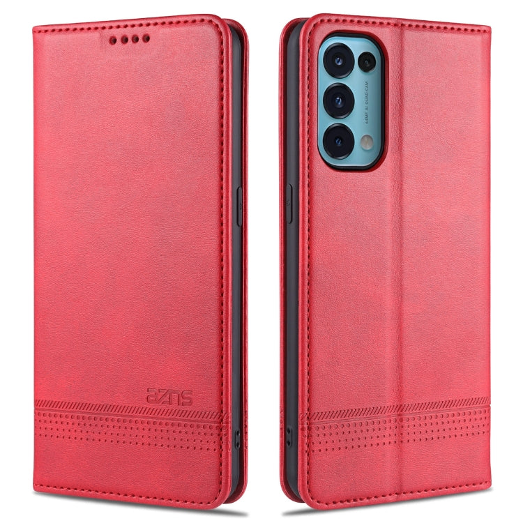 AZNS Magnetic Calf Texture Horizontal Flip Leather Case with Card Slots & Holder & Wallet, For Oppo Reno5 5G, For Oppo Reno5 Pro 5G, For Xiaomi Redmi Note 9 5G AZNS Magnetic Calf Texture Horizontal Flip Leather Case with Card Slots & Holder & Wallet, For Oppo Reno5 5G, For Oppo Reno5 Pro 5G, For Xiaomi Redmi Note 9 5G