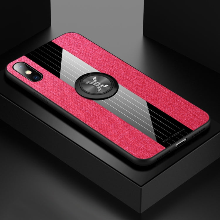 XINLI Stitching Cloth Textue Shockproof TPU Protective Case with Ring Holder, For iPhone 8 / 7, For iPhone 8 Plus / 7 Plus, For iPhone X / XS, For iPhone XR XINLI Stitching Cloth Textue Shockproof TPU Protective Case with Ring Holder, For iPhone 8 / 7, For iPhone 8 Plus / 7 Plus, For iPhone X / XS, For iPhone XR