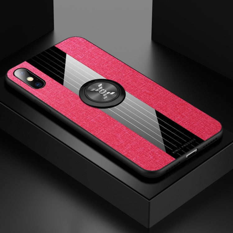 XINLI Stitching Cloth Textue Shockproof TPU Protective Case with Ring Holder, For iPhone 8 / 7, For iPhone 8 Plus / 7 Plus, For iPhone X / XS, For iPhone XR XINLI Stitching Cloth Textue Shockproof TPU Protective Case with Ring Holder, For iPhone 8 / 7, For iPhone 8 Plus / 7 Plus, For iPhone X / XS, For iPhone XR