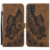 Retro Skin Feel Butterflies Embossing Horizontal Flip Leather Case with Holder & Card Slots & Wallet, For Samsung Galaxy A42 5G, For Samsung Galaxy A51, For Samsung Galaxy A71, For Samsung Galaxy Note20 Ultra