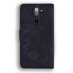 Calf Pattern Mandala Double Folding Design Embossed Leather Case with Wallet & Holder & Card Slots, For Xiaomi Redmi Note 8 Pro, For Galaxy A10s, For Galaxy A20s, For Galaxy A30s / A50s, For Xiaomi Mi CC9e / Mi A3