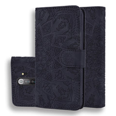 Calf Pattern Mandala Double Folding Design Embossed Leather Case with Wallet & Holder & Card Slots, For Xiaomi Redmi Note 8 Pro, For Galaxy A10s, For Galaxy A20s, For Galaxy A30s / A50s, For Xiaomi Mi CC9e / Mi A3