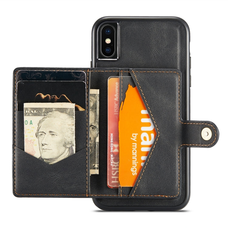 JEEHOOD Retro Magnetic Detachable Protective Case with Wallet & Card Slot & Holder, For iPhone XS Max, For iPhone 11 Pro, For iPhone 11, For iPhone 11 Pro Max JEEHOOD Retro Magnetic Detachable Protective Case with Wallet & Card Slot & Holder, For iPhone XS Max, For iPhone 11 Pro, For iPhone 11, For iPhone 11 Pro Max