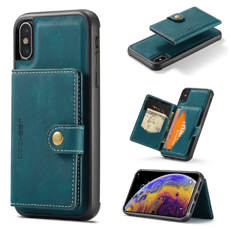 JEEHOOD Retro Magnetic Detachable Protective Case with Wallet & Card Slot & Holder, For iPhone XS Max, For iPhone 11 Pro, For iPhone 11, For iPhone 11 Pro Max JEEHOOD Retro Magnetic Detachable Protective Case with Wallet & Card Slot & Holder, For iPhone XS Max, For iPhone 11 Pro, For iPhone 11, For iPhone 11 Pro Max