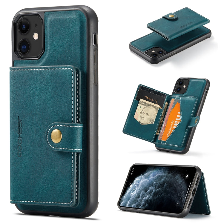 JEEHOOD Retro Magnetic Detachable Protective Case with Wallet & Card Slot & Holder, For iPhone XS Max, For iPhone 11 Pro, For iPhone 11, For iPhone 11 Pro Max JEEHOOD Retro Magnetic Detachable Protective Case with Wallet & Card Slot & Holder, For iPhone XS Max, For iPhone 11 Pro, For iPhone 11, For iPhone 11 Pro Max