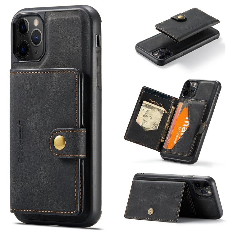 JEEHOOD Retro Magnetic Detachable Protective Case with Wallet & Card Slot & Holder, For iPhone XS Max, For iPhone 11 Pro, For iPhone 11, For iPhone 11 Pro Max JEEHOOD Retro Magnetic Detachable Protective Case with Wallet & Card Slot & Holder, For iPhone XS Max, For iPhone 11 Pro, For iPhone 11, For iPhone 11 Pro Max