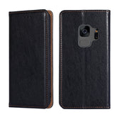 PU + TPU Gloss Oil Solid Color Magnetic Horizontal Flip Leather Case with Holder & Card Slot & Wallet, For Samsung Galaxy S9, For Samsung Galaxy S9+, For Samsung Galaxy S10, For Samsung Galaxy S10 5G