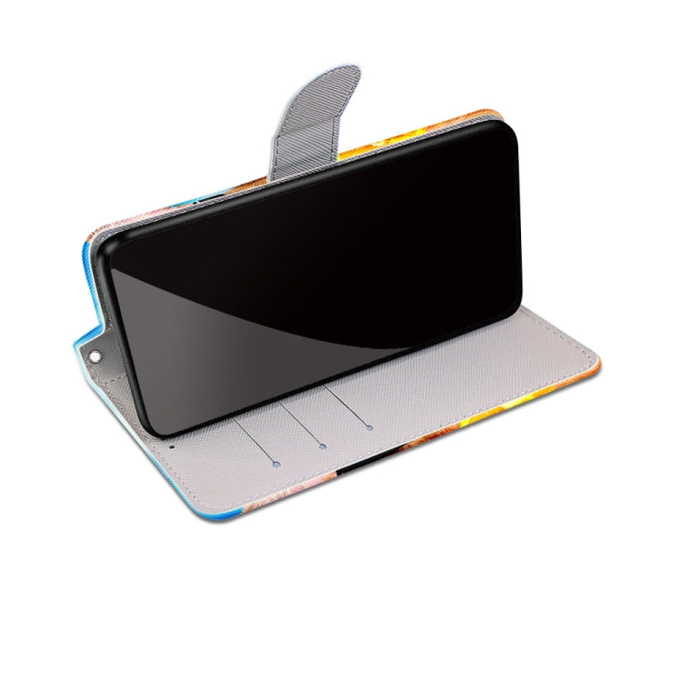 Coloured Drawing Cross Texture Horizontal Flip PU Leather Case with Holder & Card Slots & Wallet & Lanyard, For iPhone 12 / 12 Pro Coloured Drawing Cross Texture Horizontal Flip PU Leather Case with Holder & Card Slots & Wallet & Lanyard, For iPhone 12 / 12 Pro