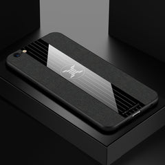 Funda protectora de TPU a prueba de golpes con textura de tela cosida XINLI para iPhone 6 Plus y 6s Plus