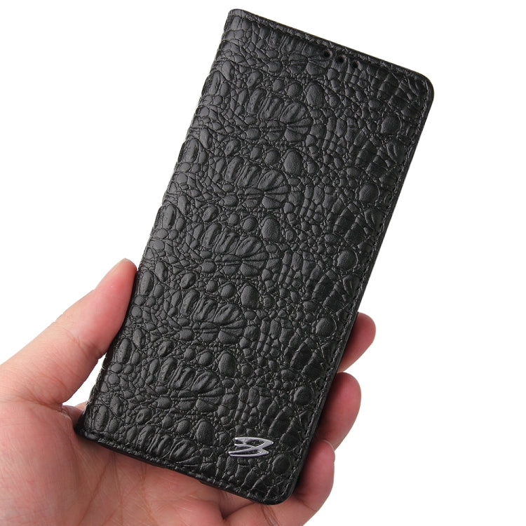 Fierre Shann Crocodile Texture Magnetic Horizontal Flip Genuine Leather Case with Holder & Card Slot, For Samsung Galaxy S21 5G, For Samsung Galaxy S21+ 5G, For Samsung Galaxy S21 Ultra 5G Fierre Shann Crocodile Texture Magnetic Horizontal Flip Genuine Leather Case with Holder & Card Slot, For Samsung Galaxy S21 5G, For Samsung Galaxy S21+ 5G, For Samsung Galaxy S21 Ultra 5G