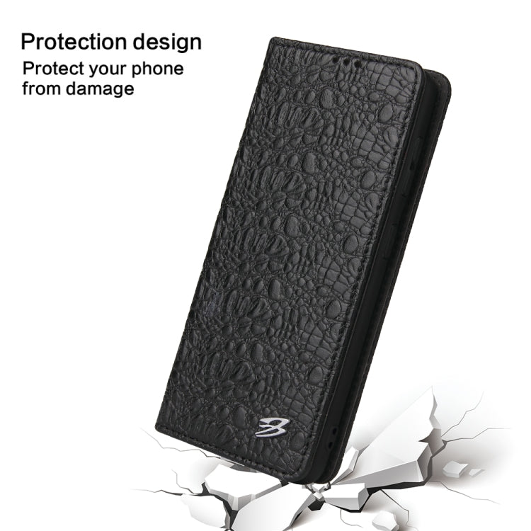 Fierre Shann Crocodile Texture Magnetic Horizontal Flip Genuine Leather Case with Holder & Card Slot, For Samsung Galaxy S21 5G, For Samsung Galaxy S21+ 5G, For Samsung Galaxy S21 Ultra 5G Fierre Shann Crocodile Texture Magnetic Horizontal Flip Genuine Leather Case with Holder & Card Slot, For Samsung Galaxy S21 5G, For Samsung Galaxy S21+ 5G, For Samsung Galaxy S21 Ultra 5G