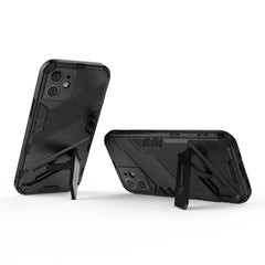 Punk Armor 2 in 1 PC + TPU Stoßfeste Hülle mit unsichtbarer Halterung, Für iPhone 12 mini, Für iPhone 12, Für iPhone 12 Pro, Für iPhone 12 Pro Max