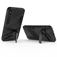 Punk Armor 2 in 1 PC + TPU Shockproof Case with Invisible Holder, For iPhone XS Max, For iPhone 6 & 6s, For iPhone 6 Plus & 6s Plus