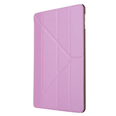 For iPad 10.2 inch Silk Texture Horizontal Deformation Flip Leather Case with Holder
