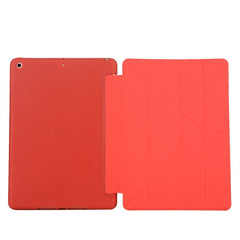 Für iPad 10,2 Zoll TPU Horizontal Deformation Flip Ledertasche mit Halter