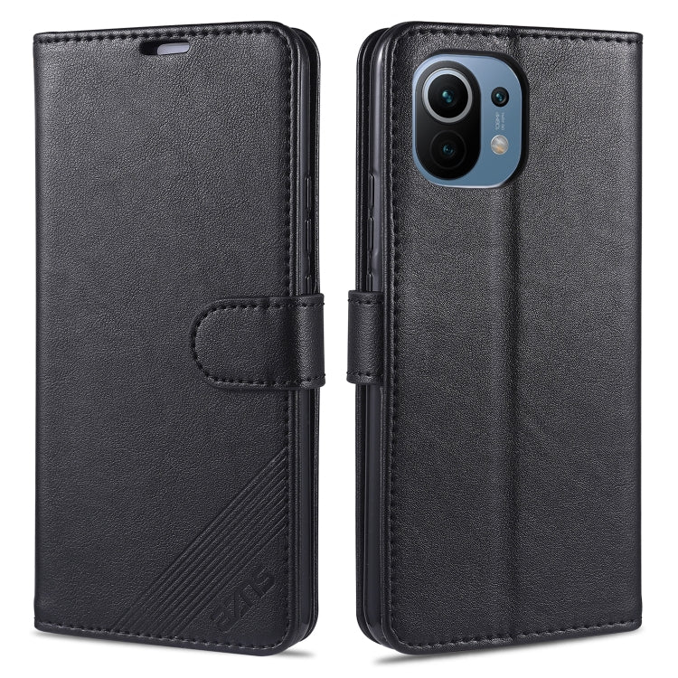 AZNS Magnetic Calf Texture Horizontal Flip Leather Case with Card Slots & Holder & Wallet, For OPPO Reno5 4G, For Xiaomi Mi 11 AZNS Magnetic Calf Texture Horizontal Flip Leather Case with Card Slots & Holder & Wallet, For OPPO Reno5 4G, For Xiaomi Mi 11