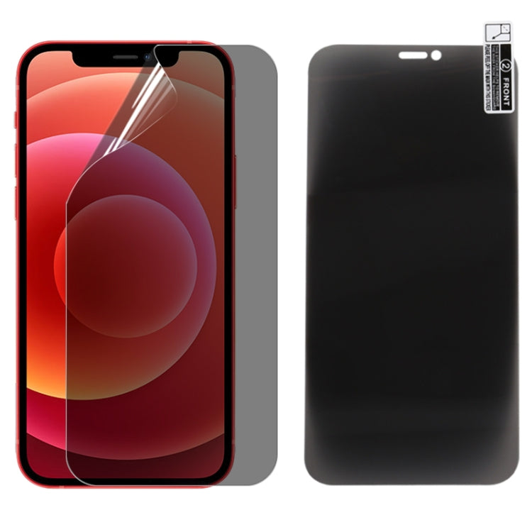 0,1 mm 2,5D Anti-Spion-Displayschutz mit vollständiger Abdeckung, explosionsgeschützter Hydrogelfilm, für iPhone 12 Mini (1 Stück), für iPhone 12 (1 Stück), für iPhone 12 Pro (1 Stück), für iPhone 12 Pro Max (1 Stück)