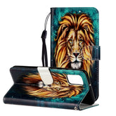 Oil Embossed Coloured Drawing Pattern Horizontal Flip PU Leather Case with Holder & Card Slots & Wallet