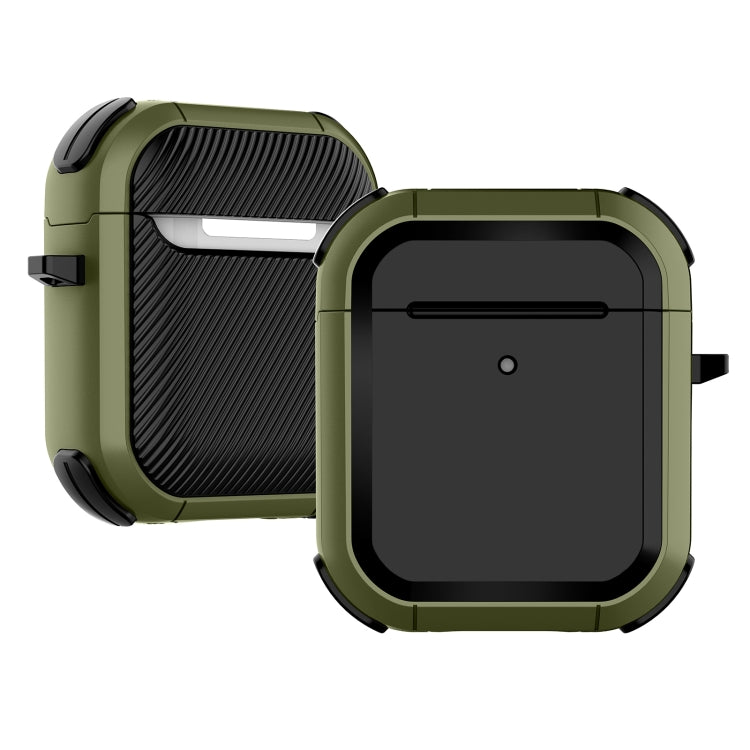 Funda protectora de TPU Thunder Mecha a prueba de golpes para auriculares inalámbricos, para AirPods 1/2, para AirPods Pro Funda protectora de TPU Thunder Mecha a prueba de golpes para auriculares inalámbricos, para AirPods 1/2, para AirPods Pro