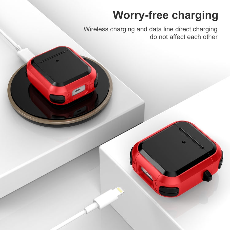 Funda protectora de TPU Thunder Mecha a prueba de golpes para auriculares inalámbricos, para AirPods 1/2, para AirPods Pro Funda protectora de TPU Thunder Mecha a prueba de golpes para auriculares inalámbricos, para AirPods 1/2, para AirPods Pro