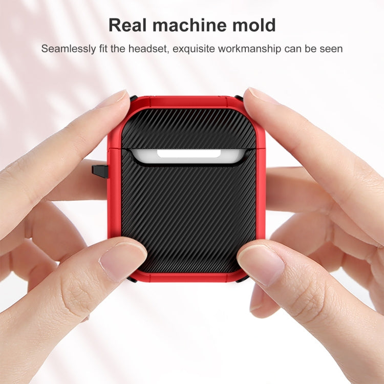 Funda protectora de TPU Thunder Mecha a prueba de golpes para auriculares inalámbricos, para AirPods 1/2, para AirPods Pro Funda protectora de TPU Thunder Mecha a prueba de golpes para auriculares inalámbricos, para AirPods 1/2, para AirPods Pro
