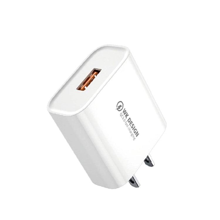 WK WP-U57 Max 18 W Maxspeed QC3.0 Schnellladegerät + USB-auf-Micro-USB-Datenkabel, US-Stecker, EU-Stecker, UK-Stecker WK WP-U57 Max 18 W Maxspeed QC3.0 Schnellladegerät + USB-auf-Micro-USB-Datenkabel, US-Stecker, EU-Stecker, UK-Stecker