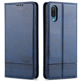 AZNS Magnetic Calf Texture Horizontal Flip Leather Case with Card Slots & Holder & Wallet, For Samsung Galaxy A02