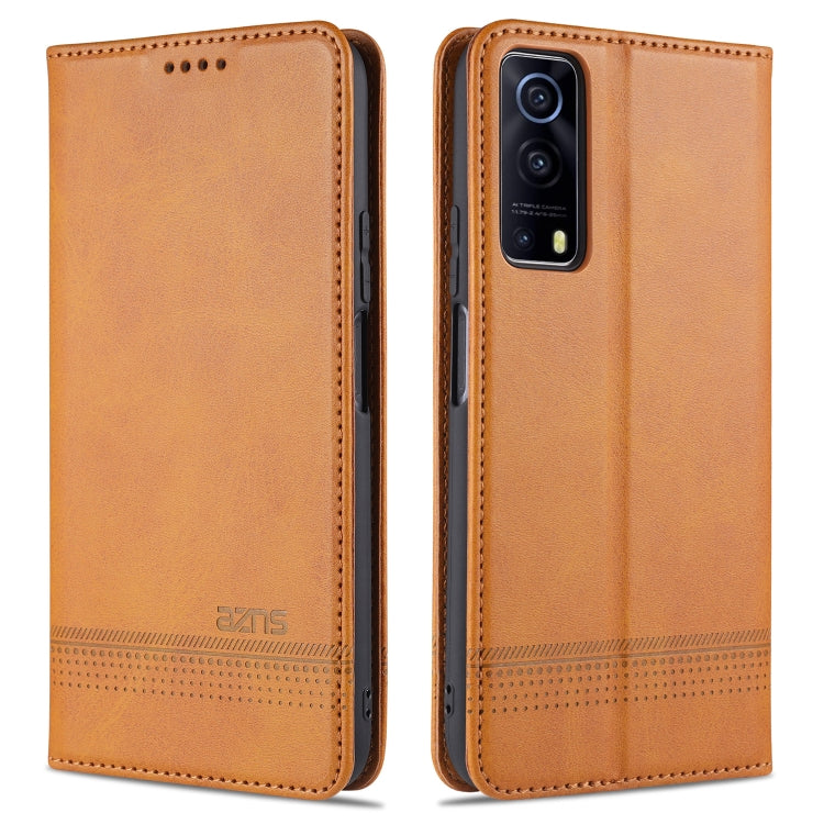 AZNS Magnetic Calf Texture Horizontal Flip Leather Case with Card Slots & Holder & Wallet, For vivo Y72 5G, For vivo iQOO Z3 AZNS Magnetic Calf Texture Horizontal Flip Leather Case with Card Slots & Holder & Wallet, For vivo Y72 5G, For vivo iQOO Z3