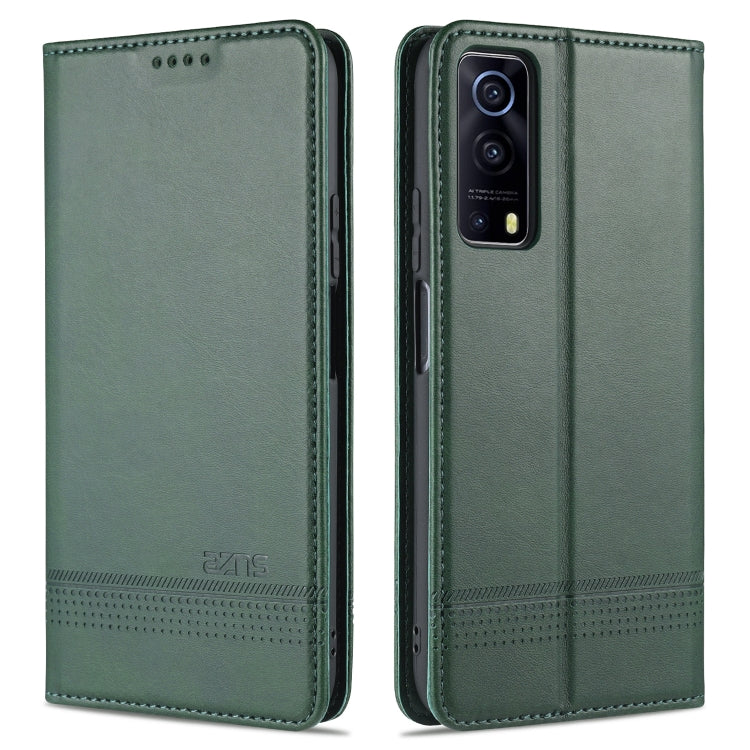 AZNS Magnetic Calf Texture Horizontal Flip Leather Case with Card Slots & Holder & Wallet, For vivo Y72 5G, For vivo iQOO Z3 AZNS Magnetic Calf Texture Horizontal Flip Leather Case with Card Slots & Holder & Wallet, For vivo Y72 5G, For vivo iQOO Z3