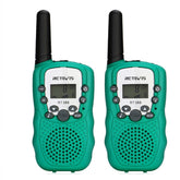 1 Pair RETEVIS RT388 0.5W EU Frequency 446MHz 8CHS Handheld Children Walkie Talkie, RT388(Pink)