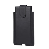 Universal Cow Leather Vertical Mobile Phone Leather Case Waist Bag For 5.5-6.5 inch and Below Phones, For 5.5-6.5 inch and Below Phones
