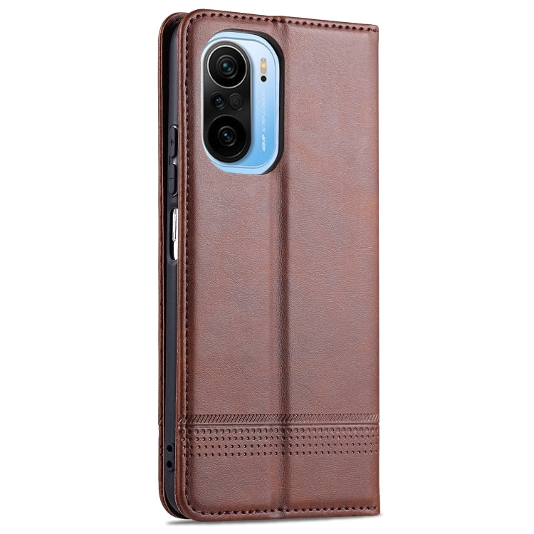 AZNS Magnetic Calf Texture Horizontal Flip Leather Case with Card Slots & Holder & Wallet, For Xiaomi Poco F3, For Samsung Galaxy A32 4G AZNS Magnetic Calf Texture Horizontal Flip Leather Case with Card Slots & Holder & Wallet, For Xiaomi Poco F3, For Samsung Galaxy A32 4G