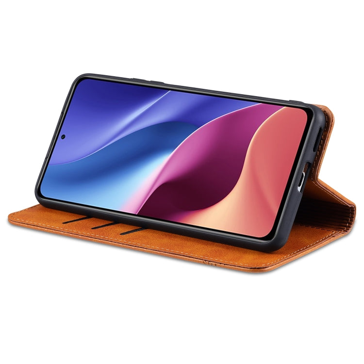 AZNS Magnetic Calf Texture Horizontal Flip Leather Case with Card Slots & Holder & Wallet, For Xiaomi Poco F3, For Samsung Galaxy A32 4G AZNS Magnetic Calf Texture Horizontal Flip Leather Case with Card Slots & Holder & Wallet, For Xiaomi Poco F3, For Samsung Galaxy A32 4G